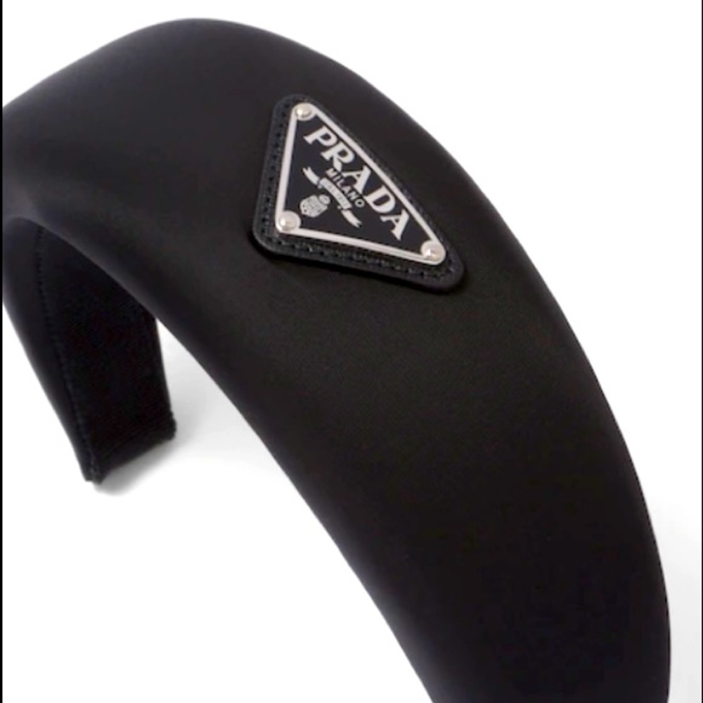 PRADA Re-Nylon HEADBAND NEW in Bag. LIMITED. Very Royal.